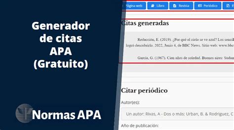 generador de fuente apa|Generador de Citas APA Gratuito